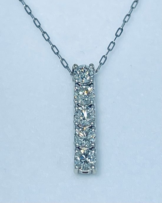 Diamond Drop Stack Necklace