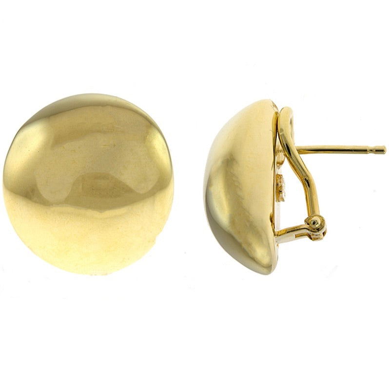 14K Yellow Gold Stud Earrings
