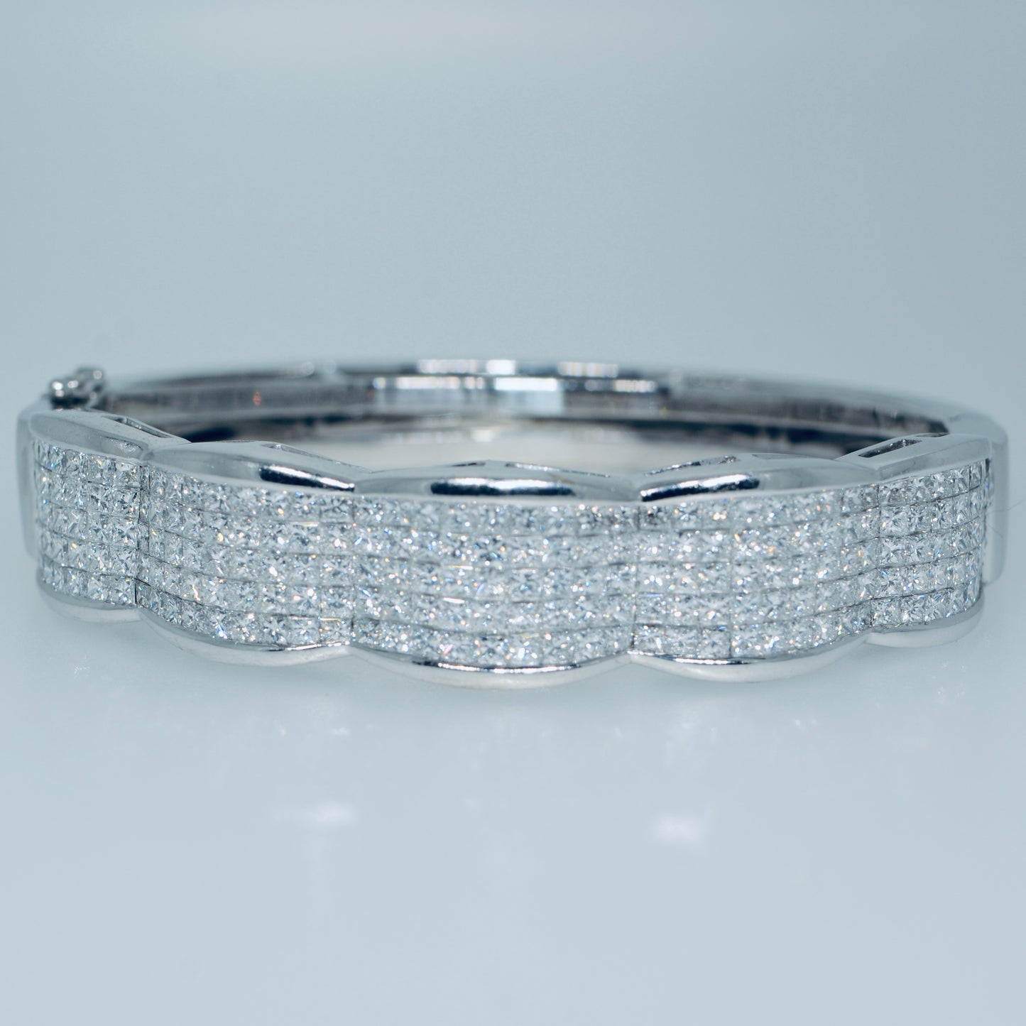 White Diamond Bangle