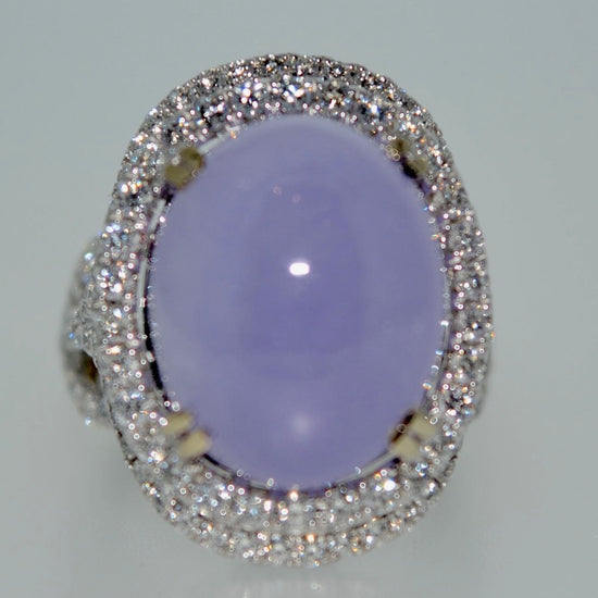 Lavender Jade Ring