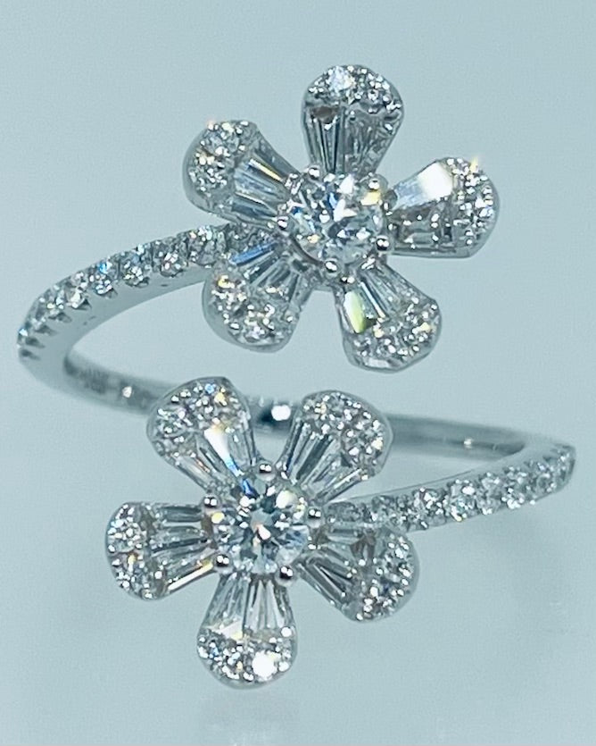 Flower Diamond Ring