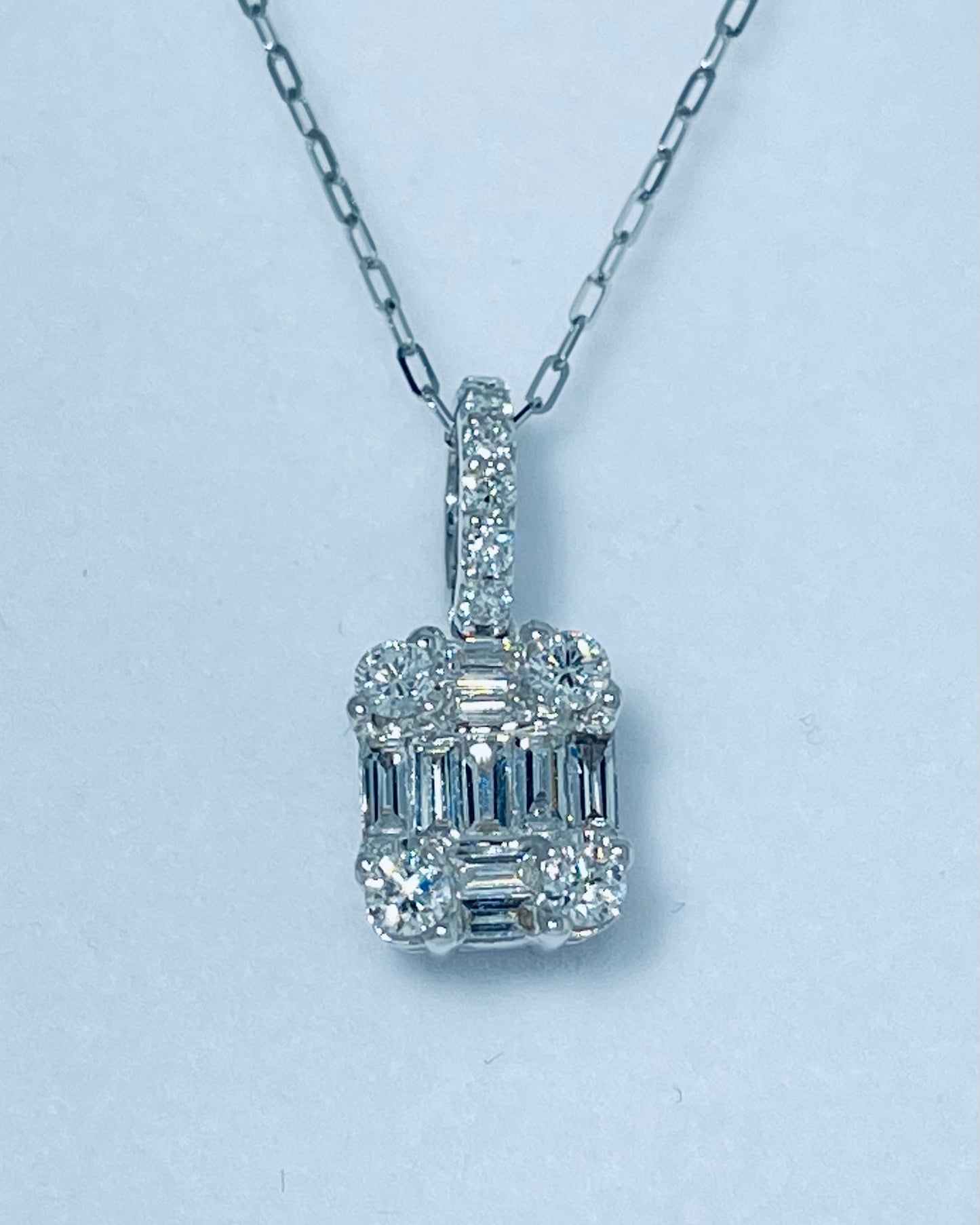 Cluster Diamond Pendant