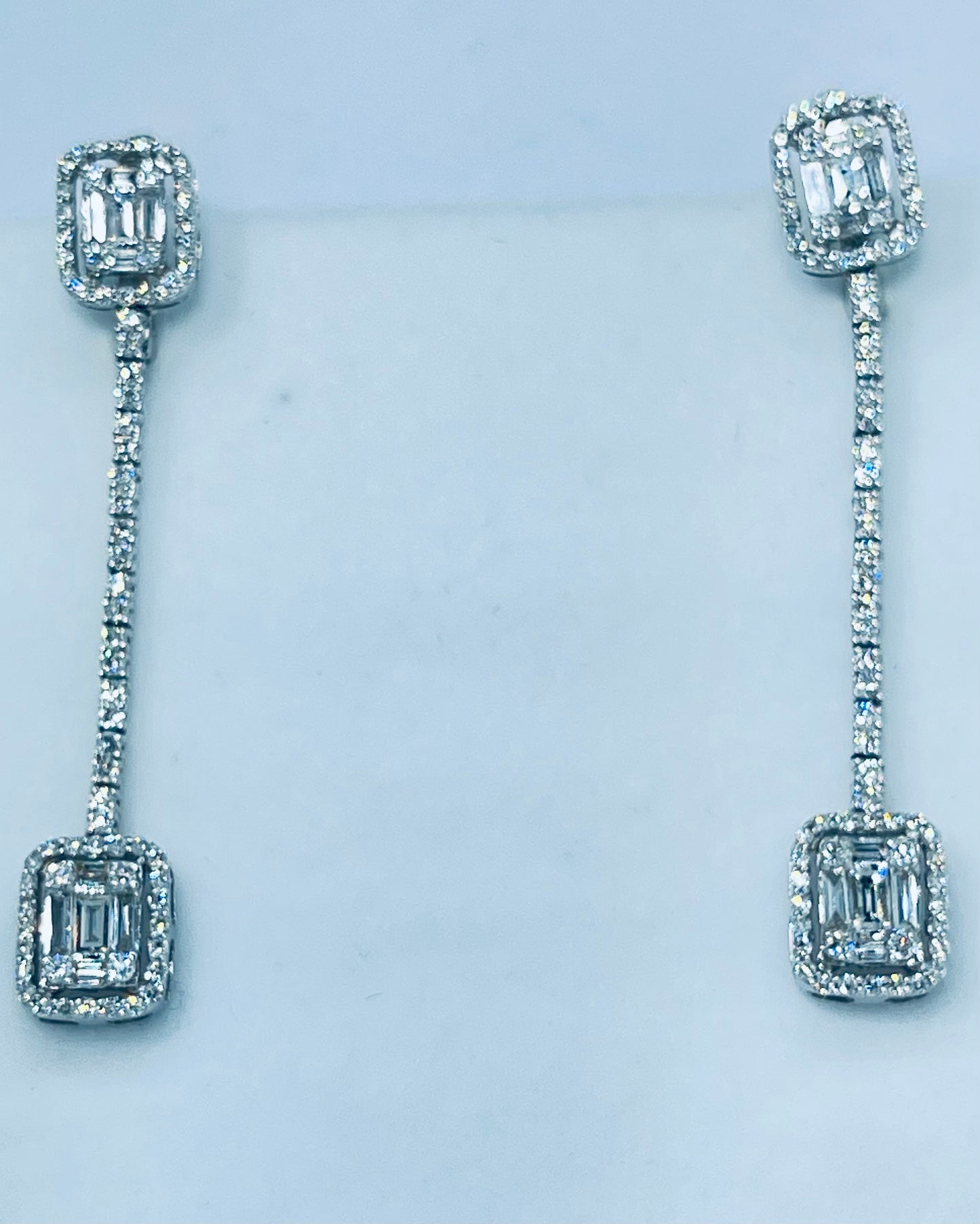 Diamond Drop Earrings