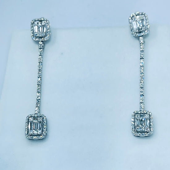 Diamond Drop Earrings