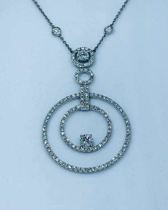 Diamond Circles Necklace