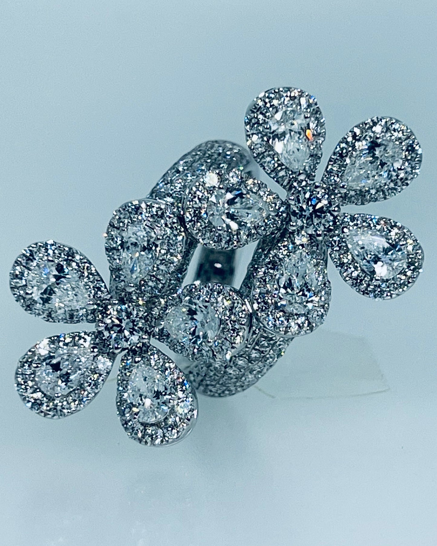 Flower Diamond Ring