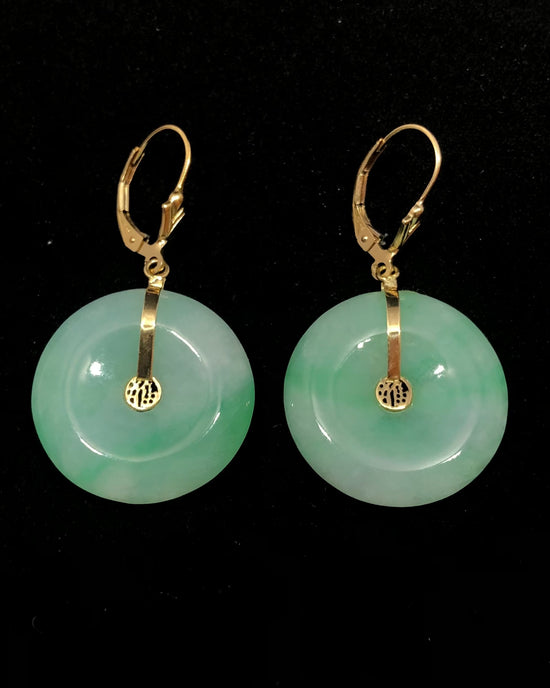 Green Jade Earrings