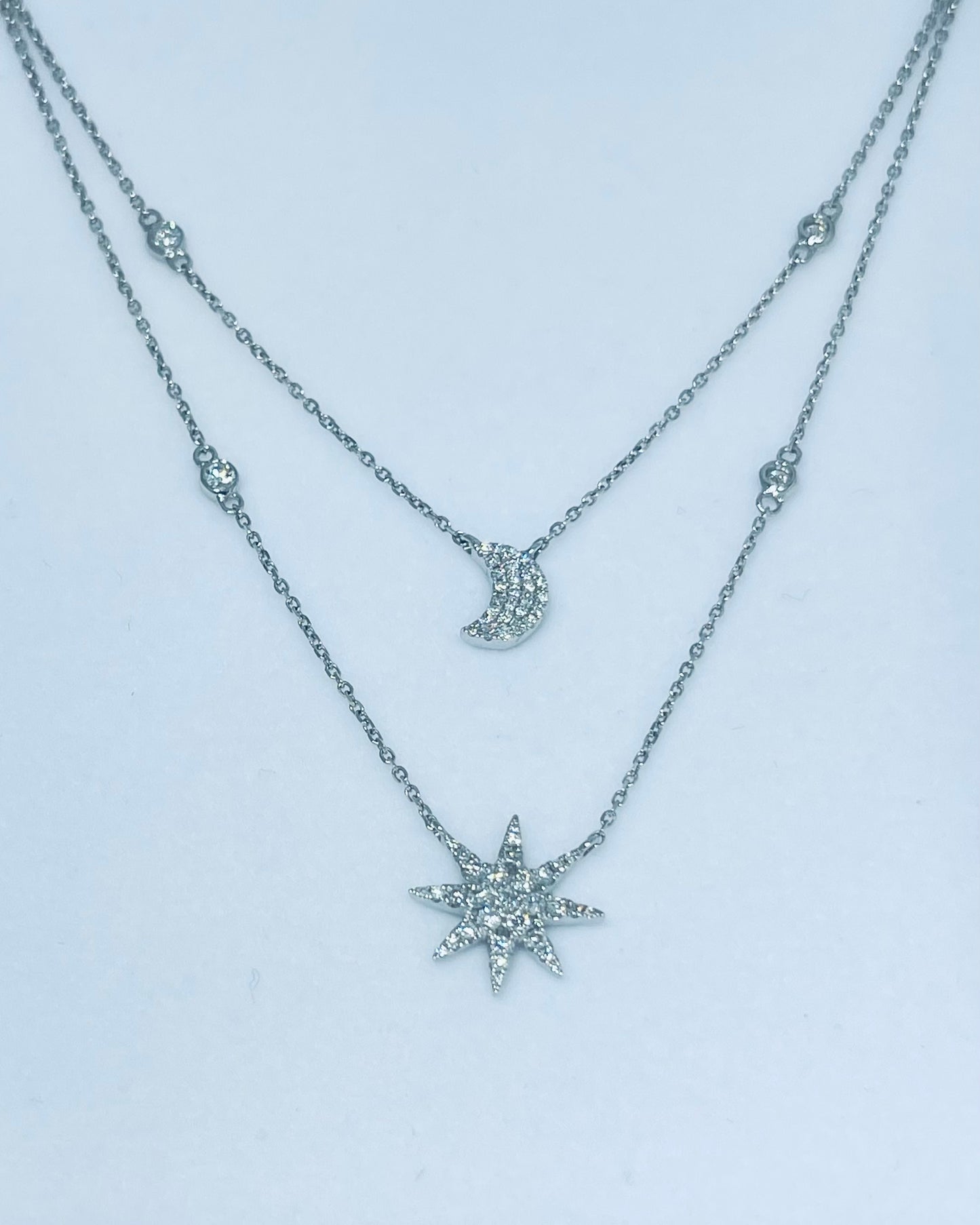 Celestial Double Strand Necklace