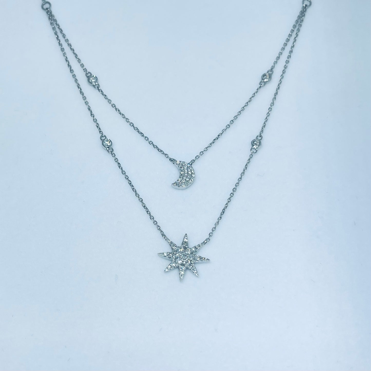 Celestial Double Strand Necklace