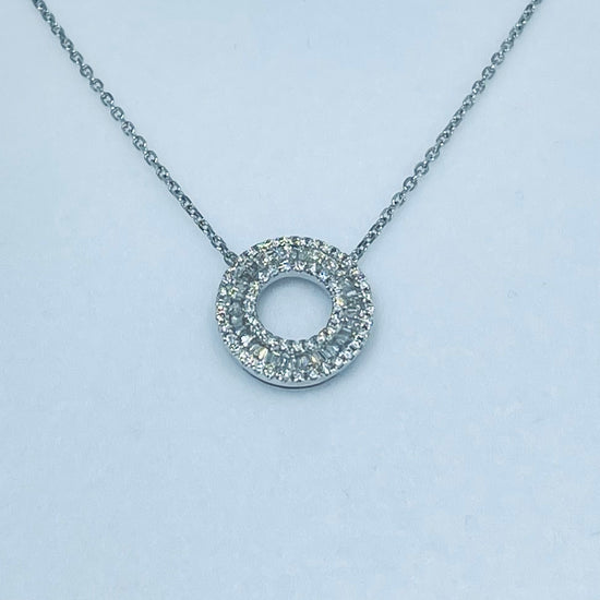 Diamond Circle Necklace