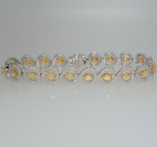 Fancy Yellow Diamond Bracelet