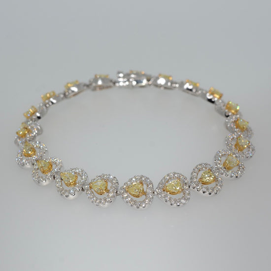 Fancy Yellow Diamond Bracelet