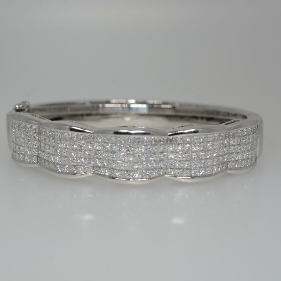 White Diamond Bangle