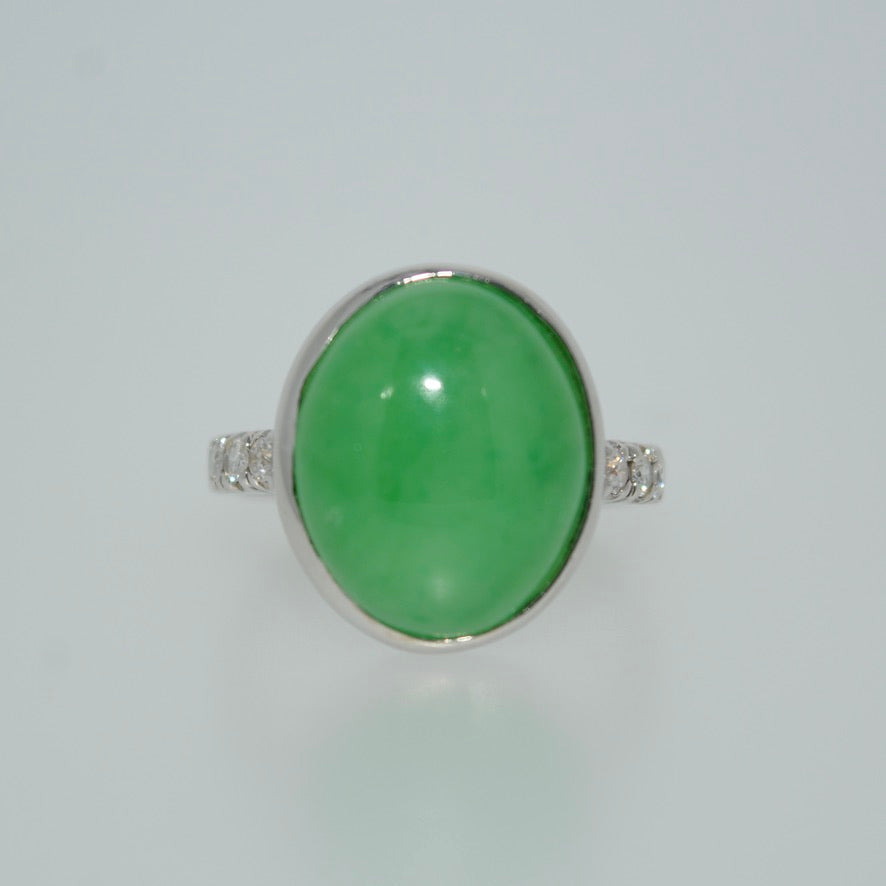 Green Jade Ring