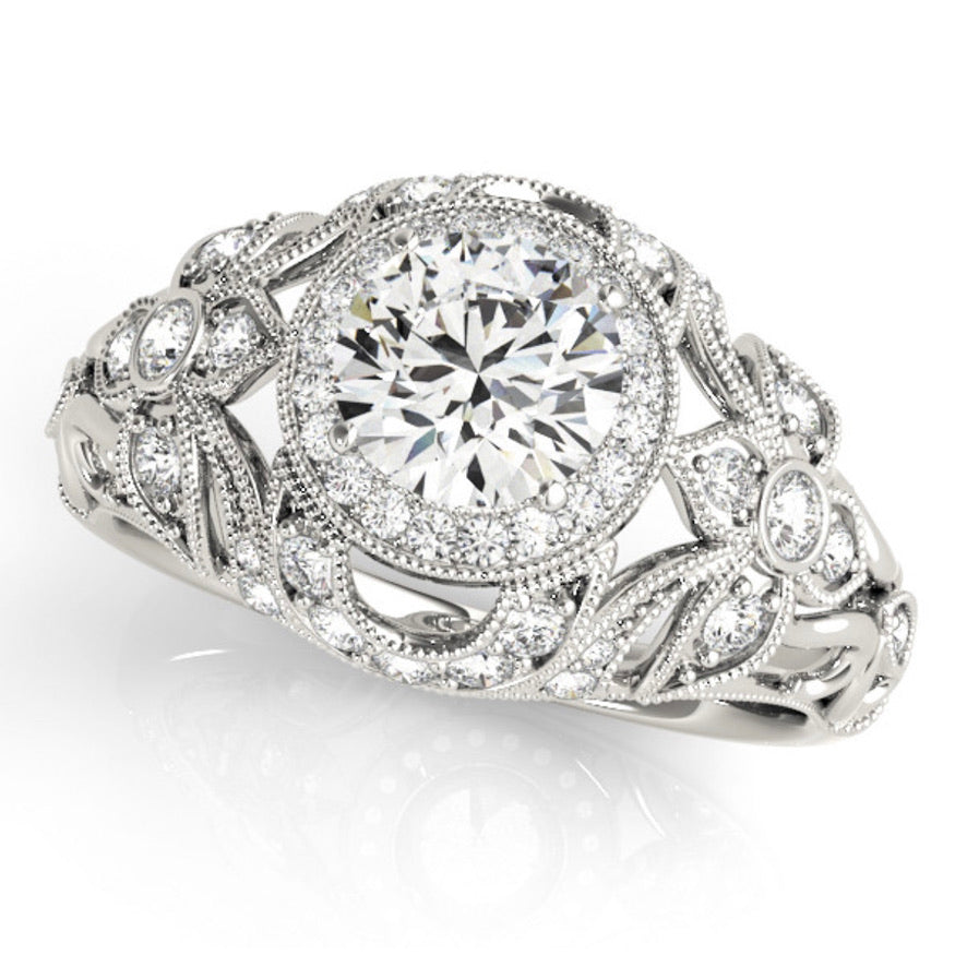 Classic Round Diamond Engagement Ring