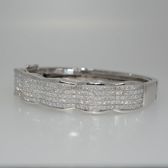 White Diamond Bangle