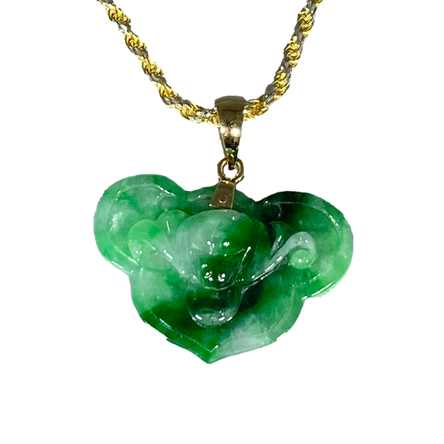 Green Jade Good Luck Symbol Pendant