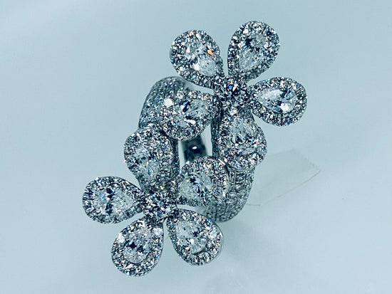 Flower Diamond Ring