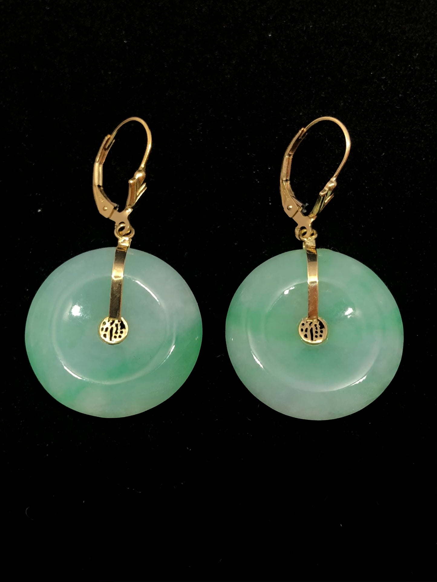 Green Jade Earrings